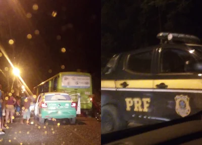 Tentativa de assalto a ônibus no bairro Porto Alegre