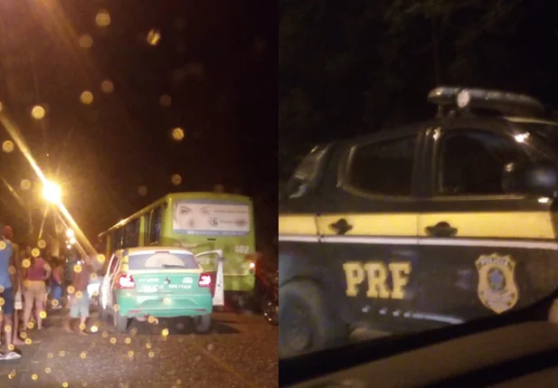 Tentativa de assalto a ônibus no bairro Porto Alegre