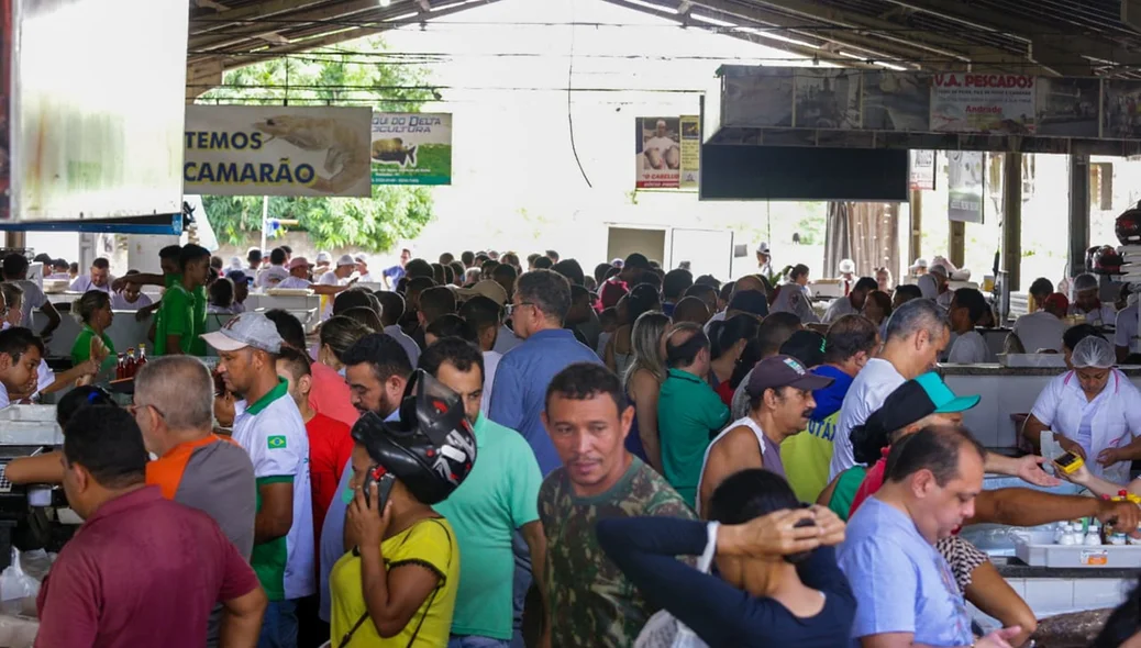 Movimentação intensa de compradores para a semana santa 