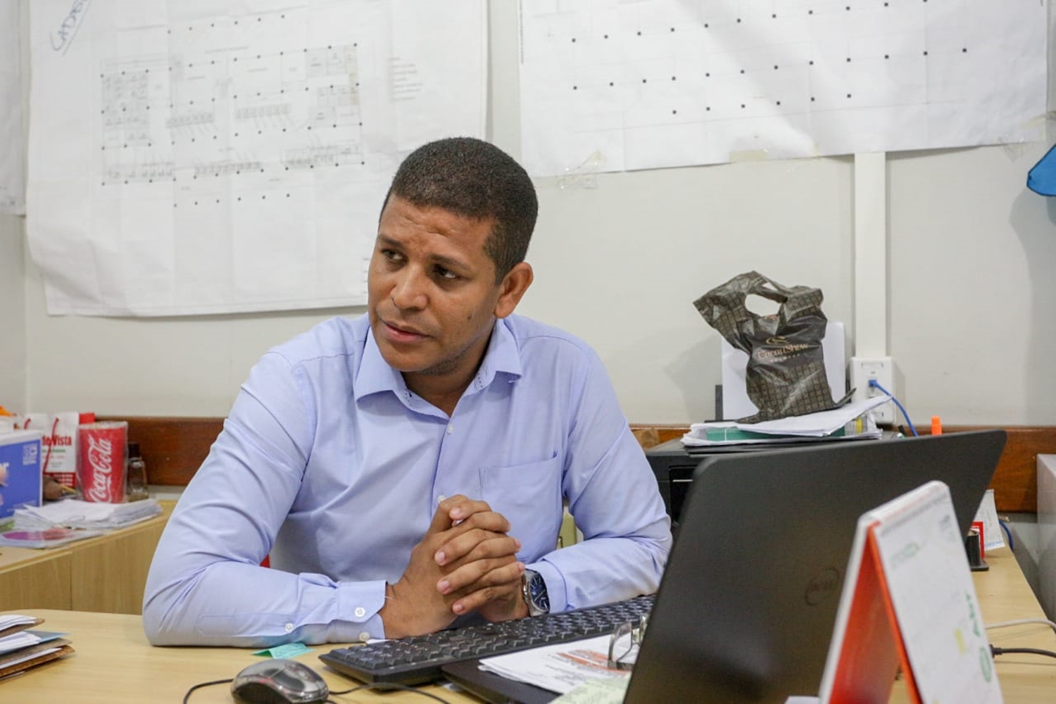 Robson Silva, administrador do terminal rodoviário