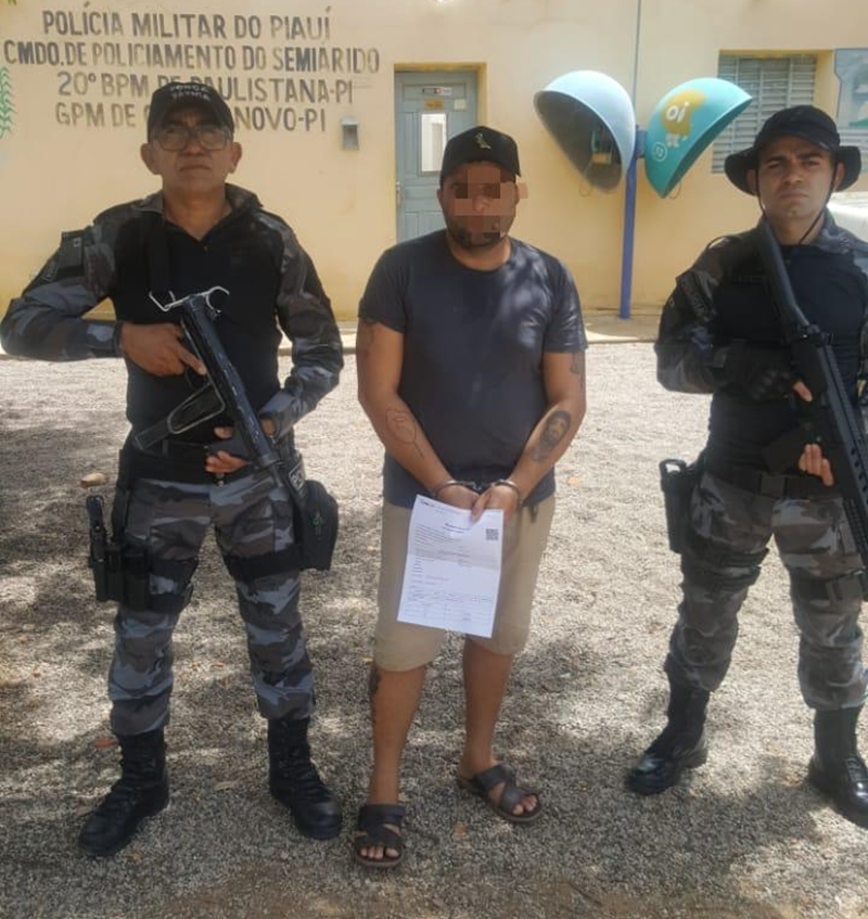 Preso pela Polícia Militar