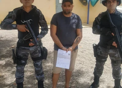 Preso pela Polícia Militar