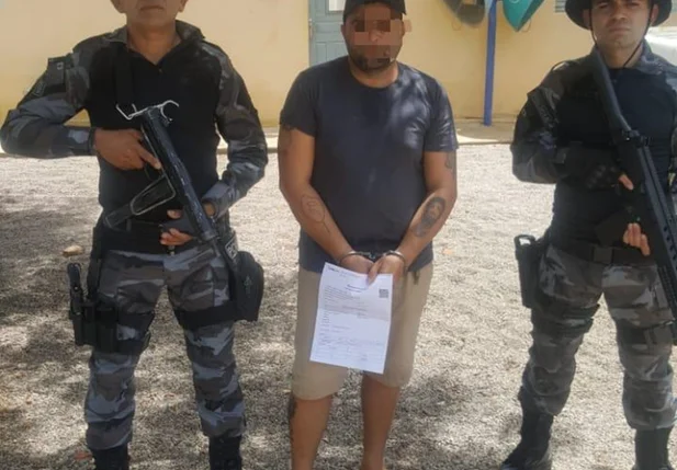 Preso pela Polícia Militar
