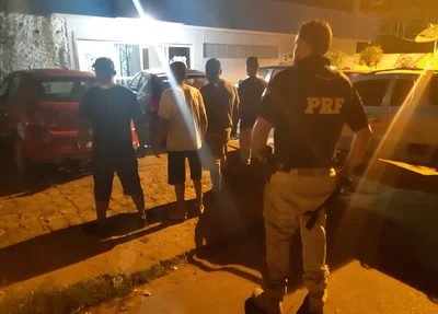 Quatro homens presos pela PRF