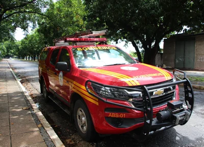 Viatura do Corpo de Bombeiros no Piauí