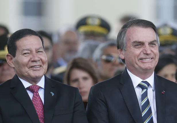 Hamilton Mourão e Jair Bolsonaro