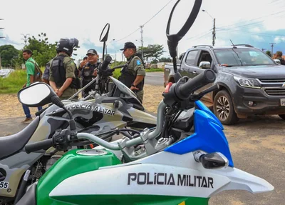 Motos da Polícia Militar 