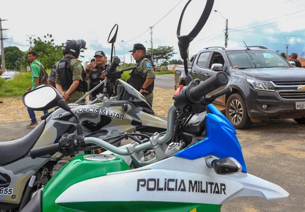 Motos da Polícia Militar 