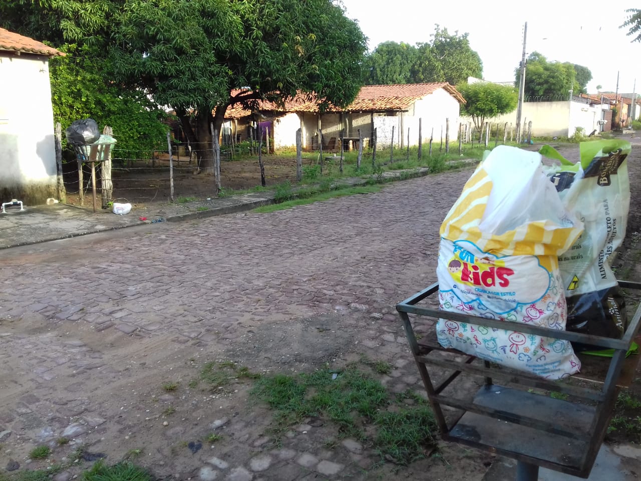 Moradores amanheceram sem coleta de lixo nesta quinta-feira