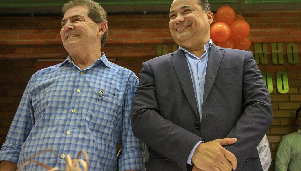 Paulinho da Força e Evaldo Gomes no Plenarinho da Alepi.