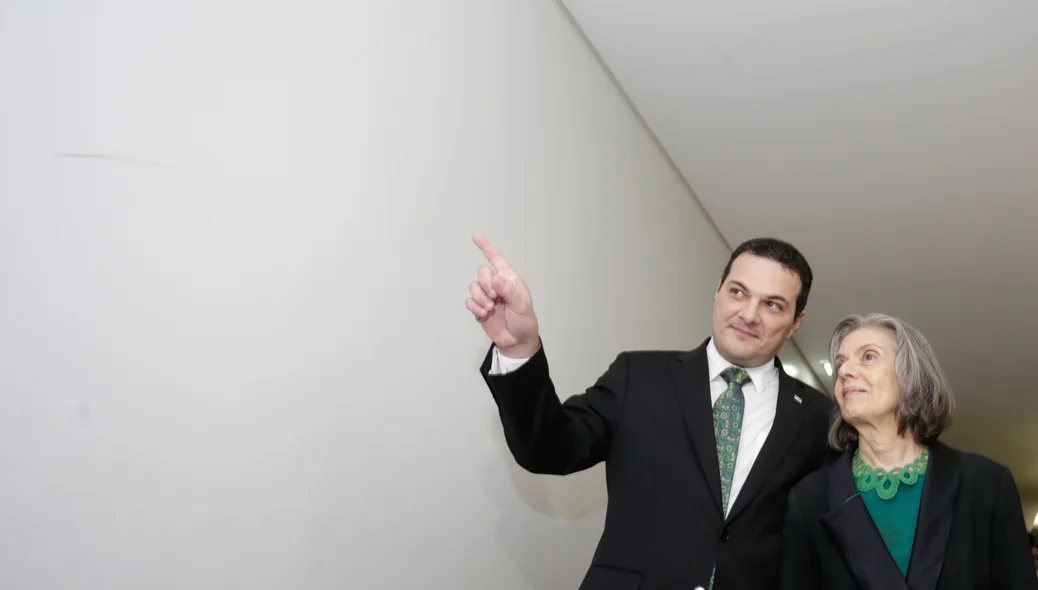 Celso Barros e Cármen Lucia 