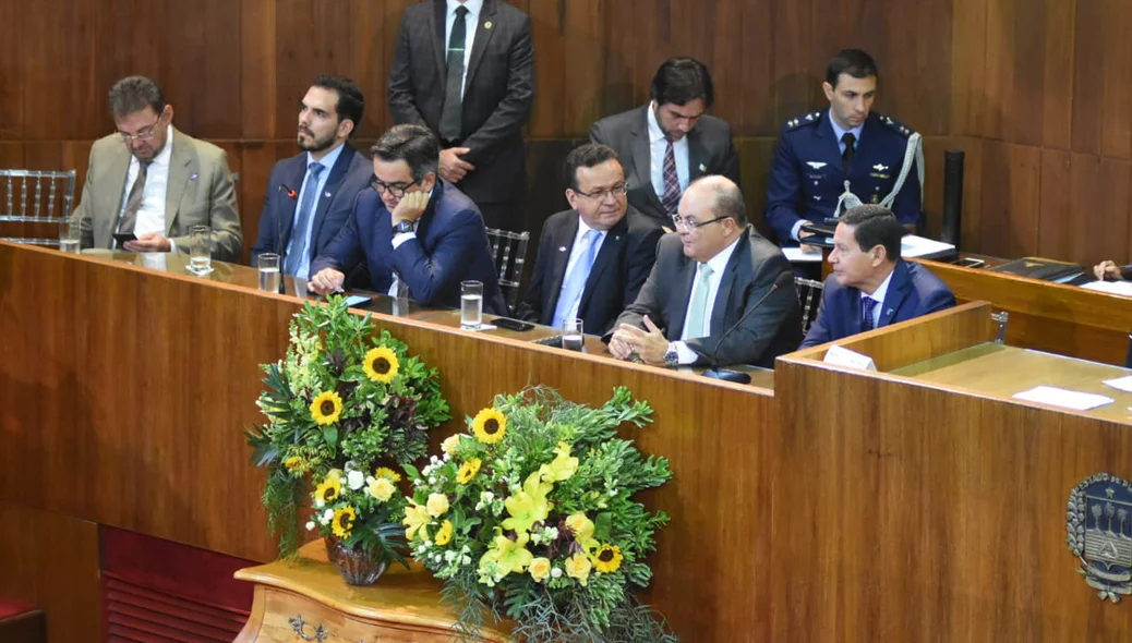 Senadores do Piauí presentes no evento 