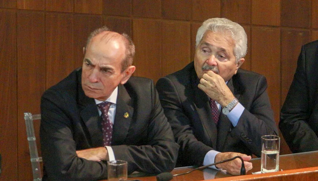 Senadores Marcelo Castro e Elmano Férrer
