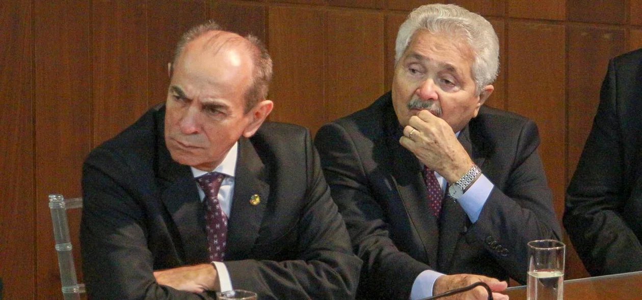 Senadores Marcelo Castro e Elmano Férrer