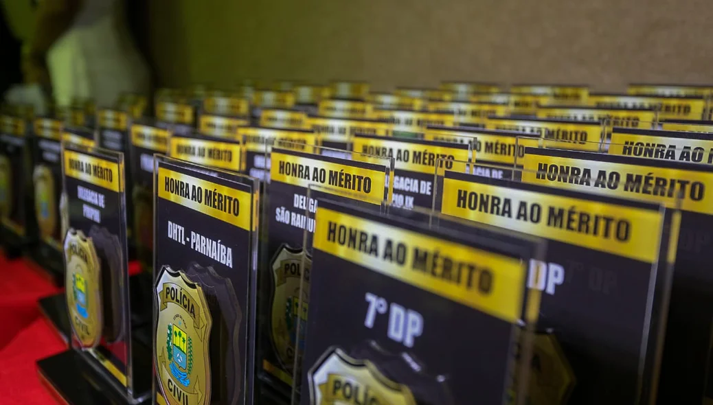 Solenidade da Polícia Civil na sede Acadepol