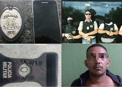 Colete a prova de balas foi encontrado co o suspeito em Piripiri