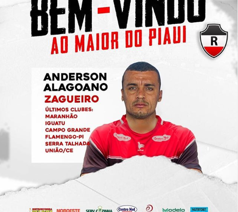 Anderson Alagoano, zagueiro de 27 anos, chega ao River.