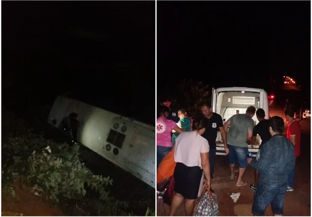 O acidente deixou 22 pessoas feridas, sendo duas em estado grave