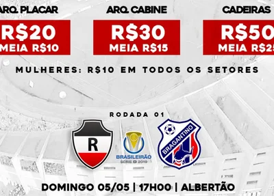 Venda de ingressos nesta quinta-feira