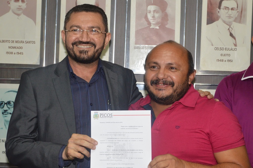 Civaldo retorna para Chefia de Gabinete