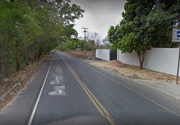 Local onde aconteceu o acidente