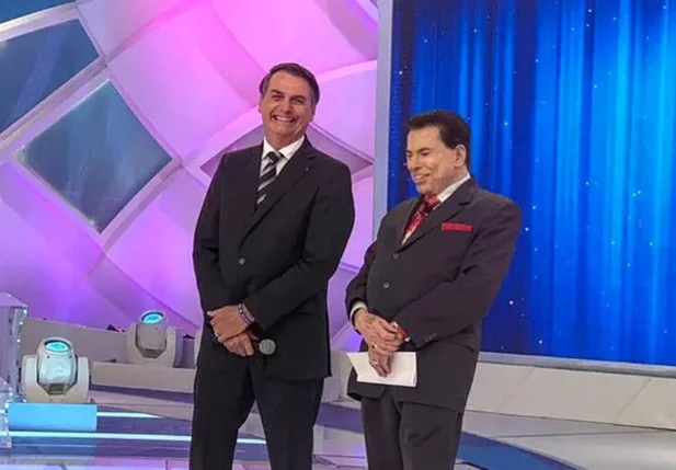 Bolsonaro e Silvio Santos