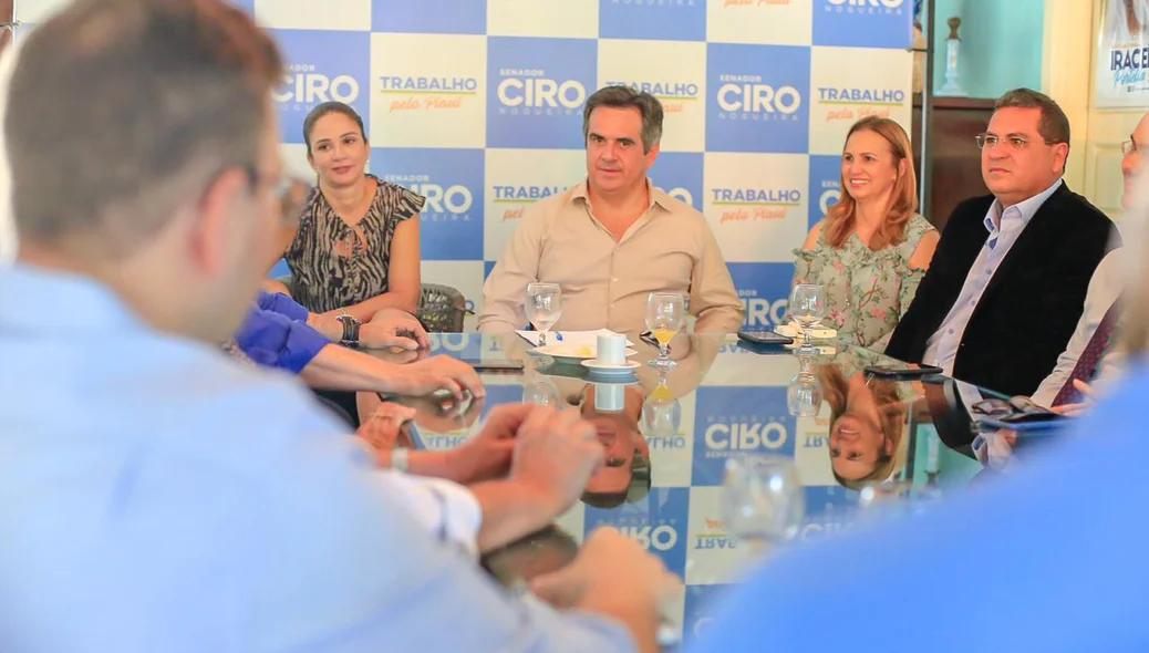 Ciro Nogueira em reunião com membros do Progressistas