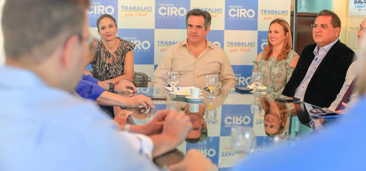Ciro Nogueira em reunião com membros do Progressistas