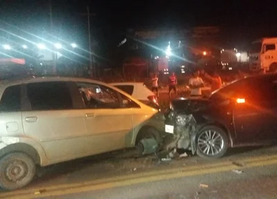 Colisão entre veículos na BR 316