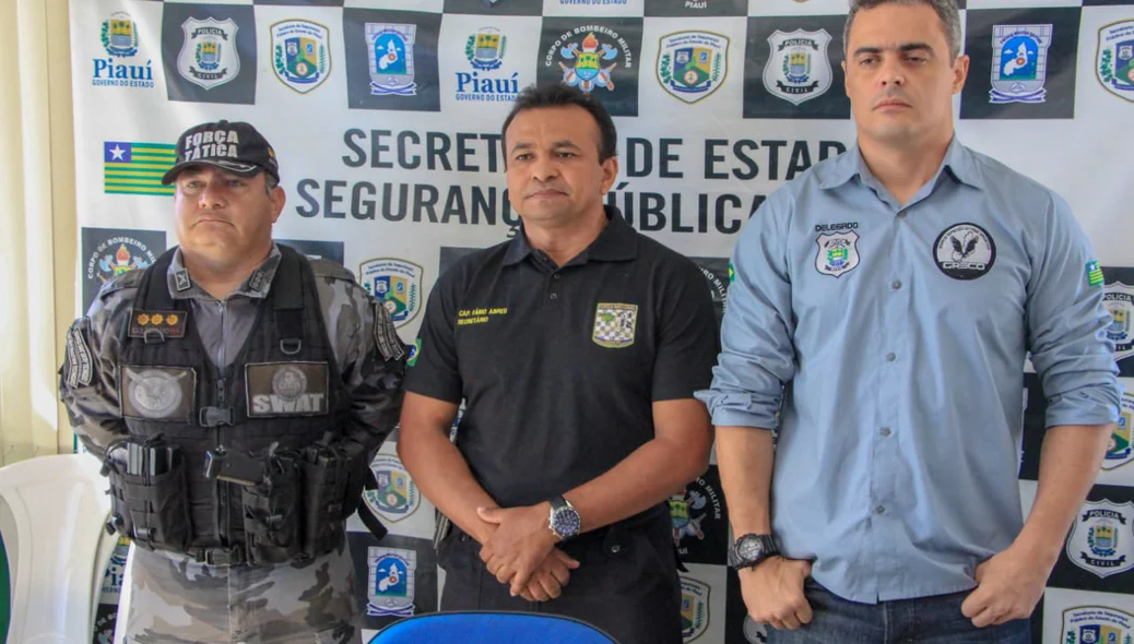 Coronel Márcio Oliveira, Fábio Abreu e Tales Gomes