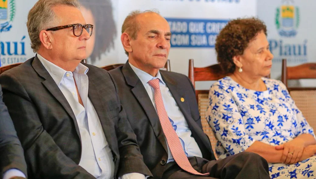 Flávio Nogueira, Marcelo Castro e Regina Sousa
