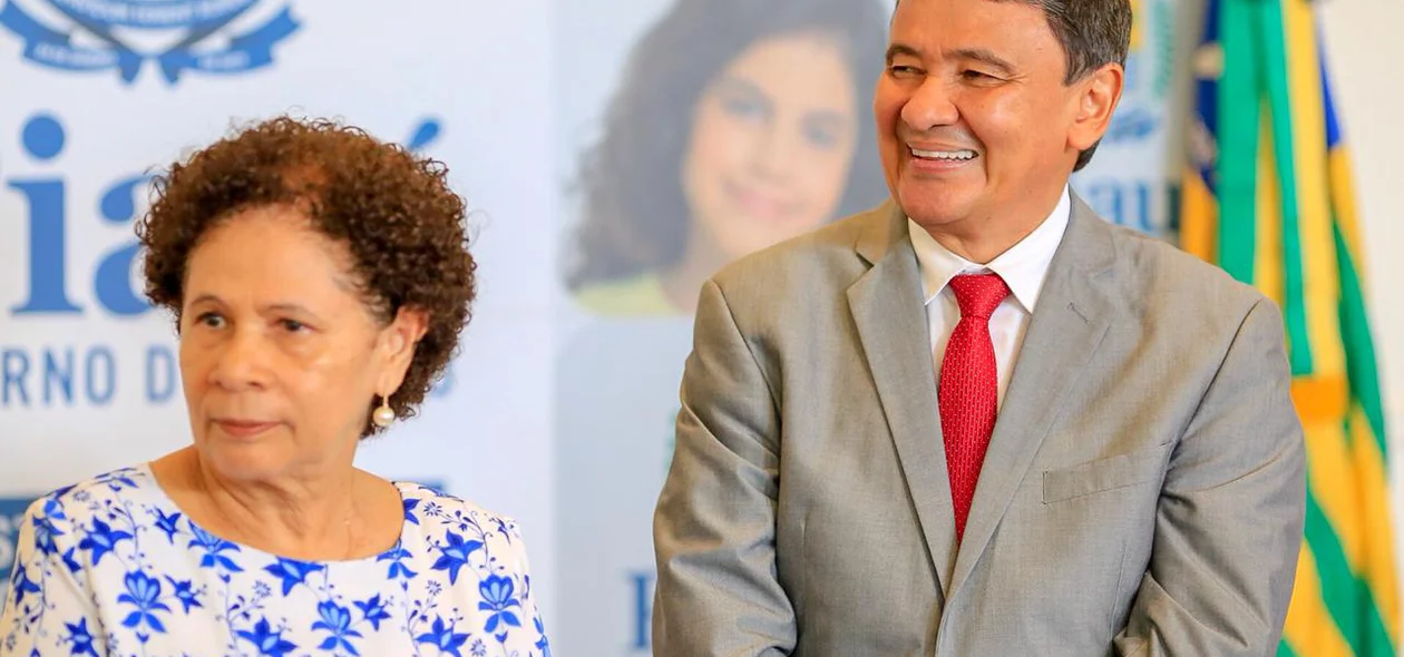 Governador Wellington Dias e Regina Sousa