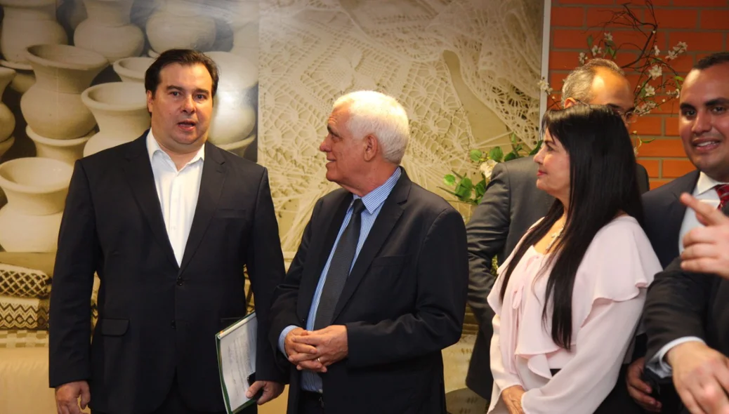 Rodrigo Maia e Themístocles Filho