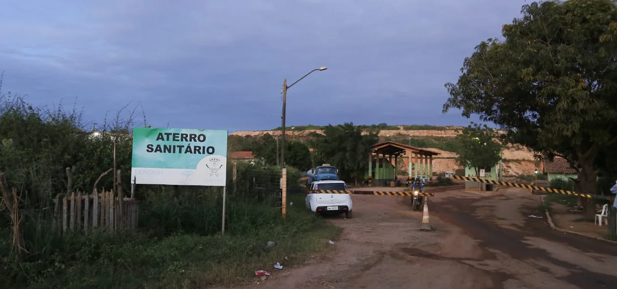 Aterro sanitário em Teresina