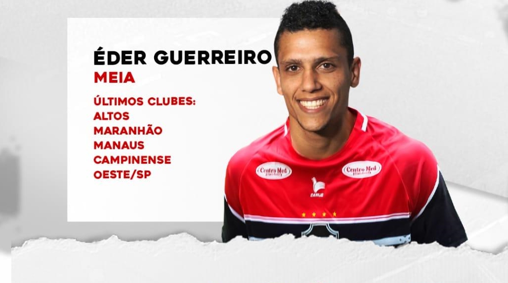 Éder Guerreiro, no reforço do River Atlético Clube