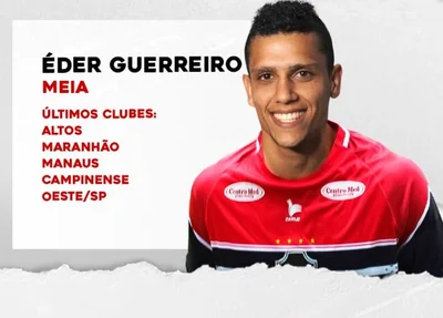 Éder Guerreiro, no reforço do River Atlético Clube