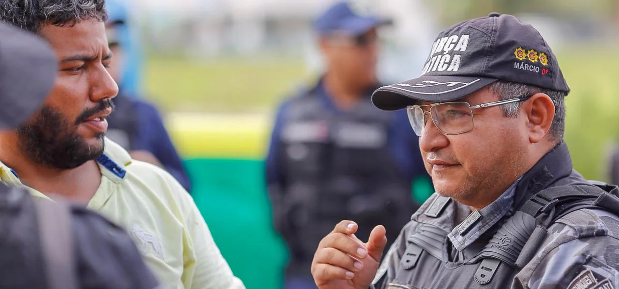 Coronel Márcio Oliveira durante operação