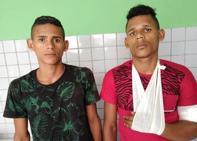 Irmãos presos pela polícia