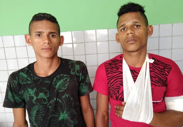 Irmãos presos pela polícia