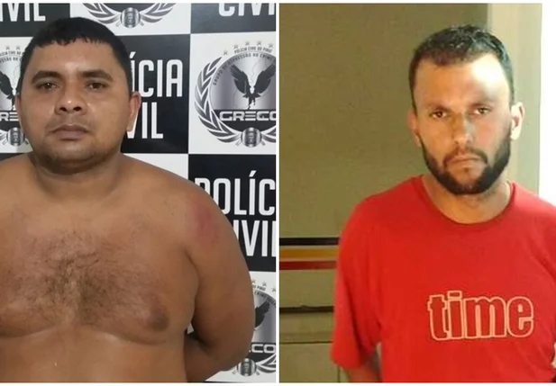 O piauiense: Marcelo Negão à esquerda e o mineiro: Raimundo à direita