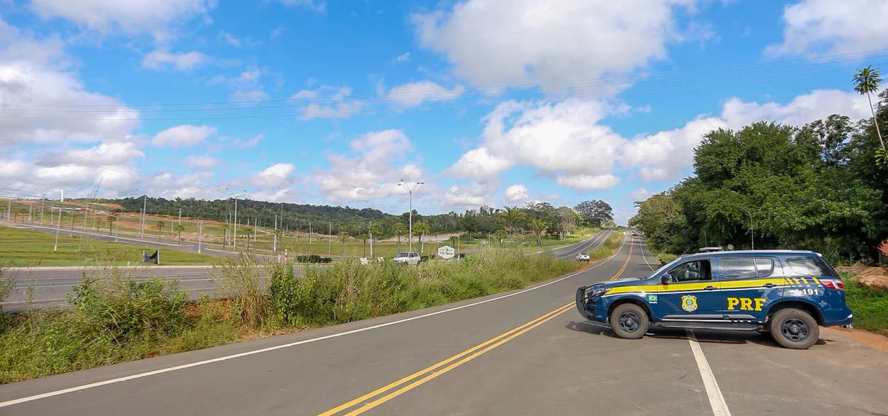 Viatura da Polícia Rodoviária Federal