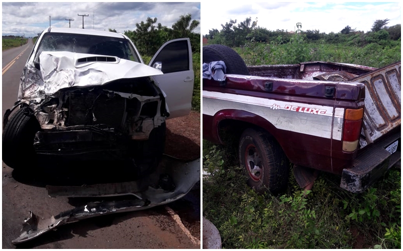 Carros envolvidos no acidente