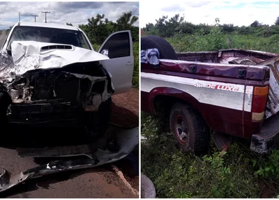 Carros envolvidos no acidente