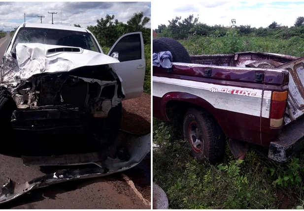 Carros envolvidos no acidente