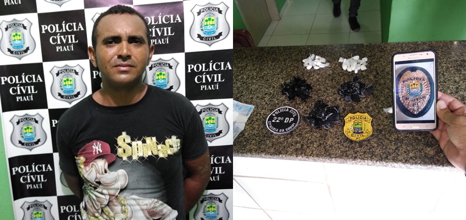 Homem é preso com cocaína na vila Dilma Rousseff