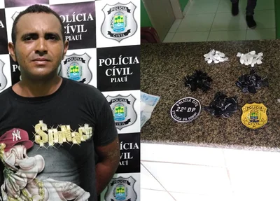 Homem é preso com cocaína na vila Dilma Rousseff