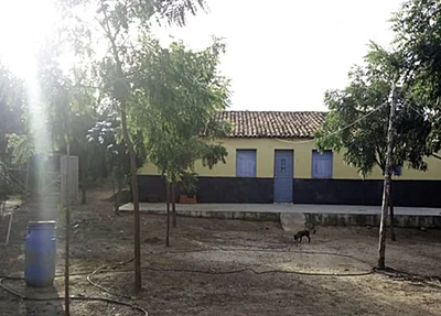 Residência encontrada pela PM