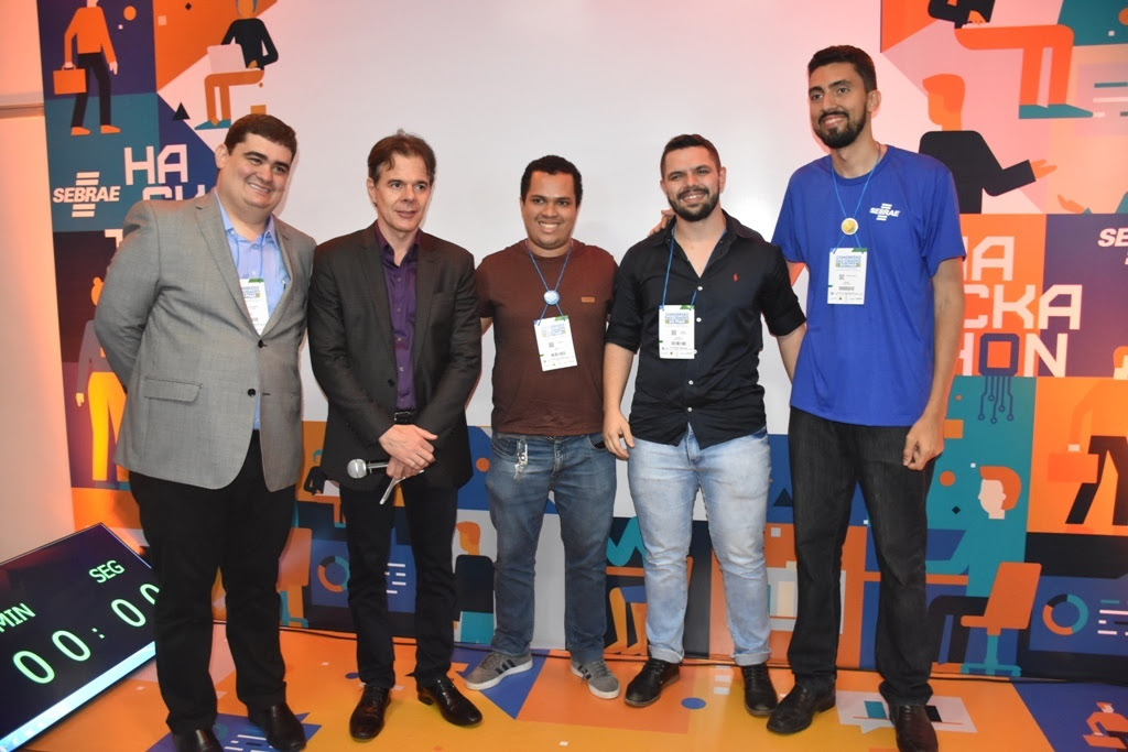 Vencedores do prêmio Hackathon Agenda 2030