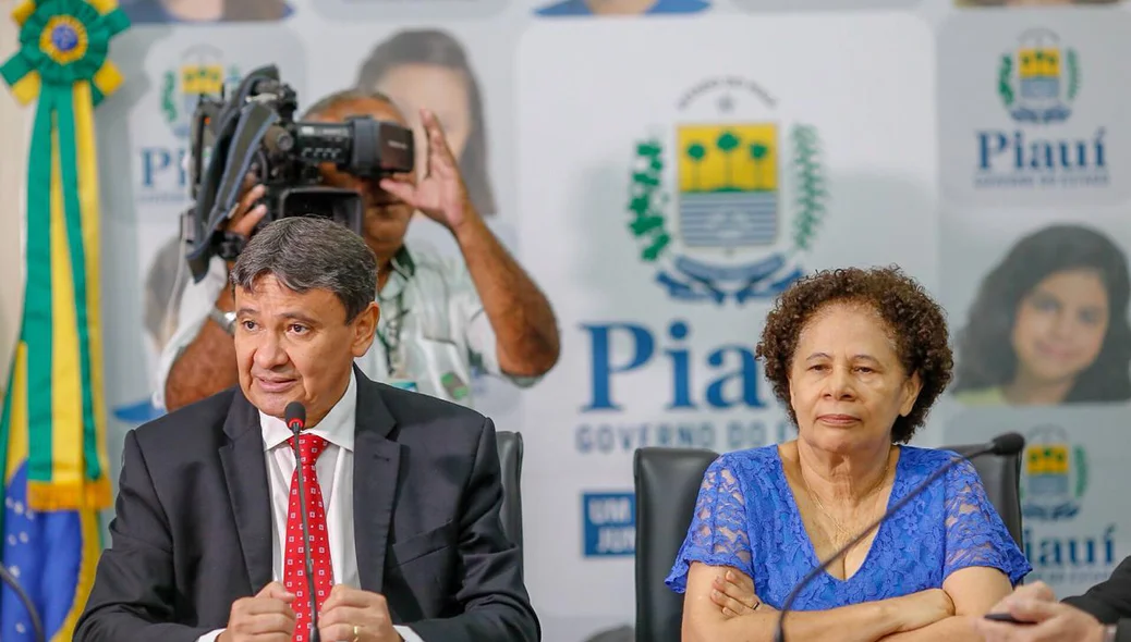 Wellington Dias e Regina Sousa