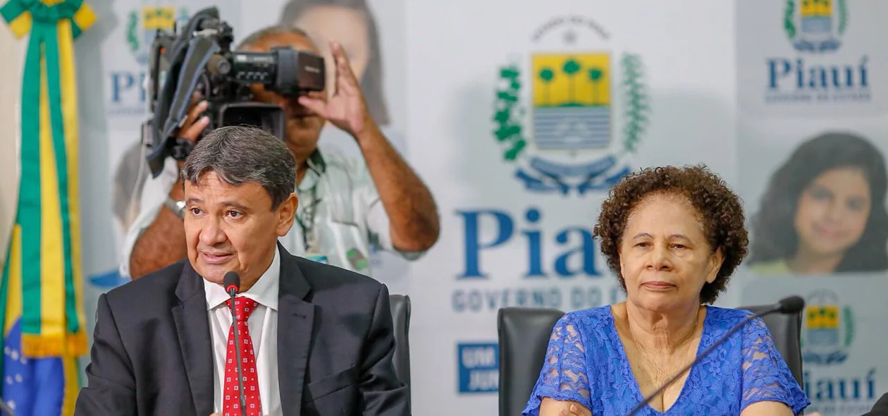 Wellington Dias e Regina Sousa